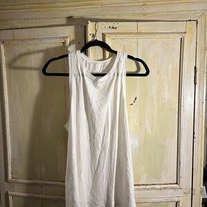 White Sleeveless Top